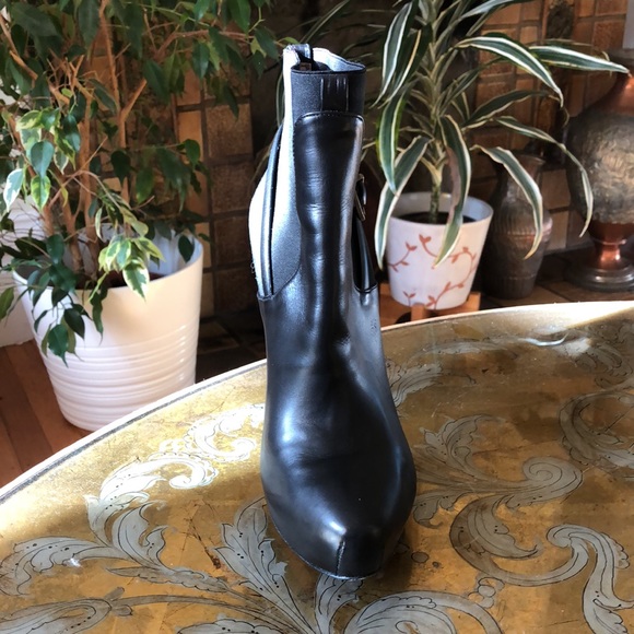 Pura Lopez black high heeled boots size 38 - Picture 3 of 7